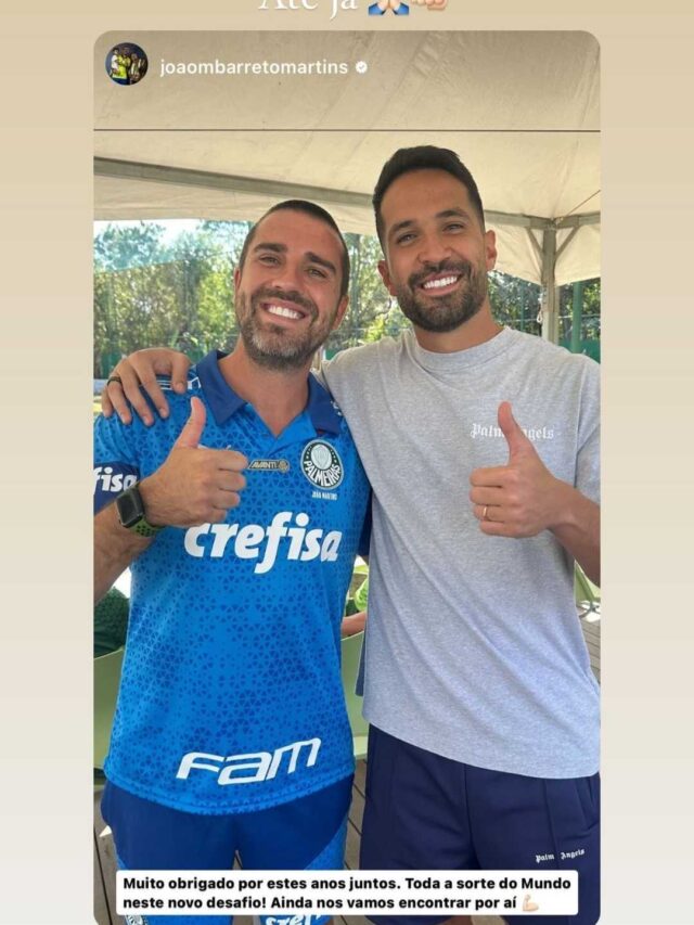 Jogadores do Palmeiras se despedem do zagueiro Luan nas redes sociais